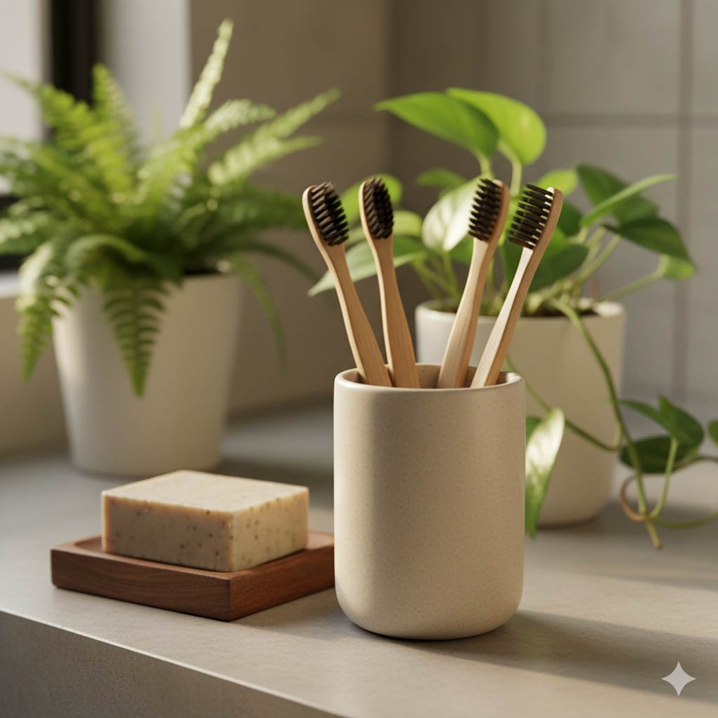 Bamboo Toothbrush Set - Image 2